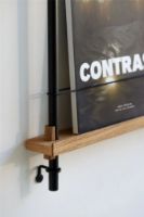 Billede af Moebe Magazine Shelving 73x85 cm - Oak/Black