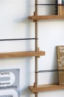 Billede af Moebe Magazine Shelving 123x162 cm - Oak/Warm Grey