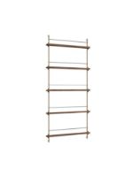 Billede af Moebe Magazine Shelving 188x85 cm - Smoked Oak/Warm Grey