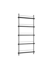 Billede af Moebe Magazine Shelving 188x85 cm - Black/Black