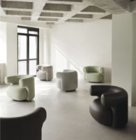 Billede af Normann Copenhagen Burra Lounge Stol SH: 42,5 cm - Hallingdal 0110lingdal 0110