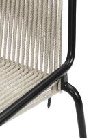 Billede af Thorup Copenhagen Noel Chair W.Armrest SH: 46 cm - Sort/Natur