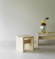 Billede af Normann Copenhagen Stretch Skammel H: 45 cm - UV Lakeret Fyrretræ