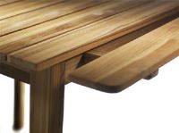 Billede af FDB Møbler M3 Sammen Havebord 90x104,5 cm - Massiv Teak / Natur 