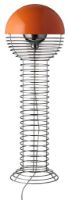 Billede af Verpan Wire Floor Lamp H: 120 cm - Chrome/Orange 