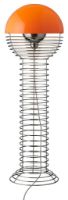 Billede af Verpan Wire Floor Lamp H: 120 cm - Chrome/Orange 