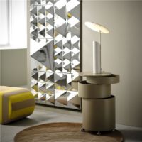Billede af Verpan Reflect Table Lamp H: 60 cm - Matt White