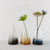 Billede af Ro Collection Flower Vase No. 3 Ø: 19 cm - Indigo Blue