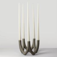 Billede af Ro Collection Chandelier Five Armed B: 24 cm - Dark Stone