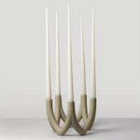 Billede af Ro Collection Chandelier Five Armed B: 24 cm - Dark Stone