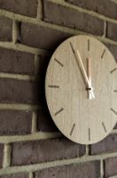 Billede af Hemverk Vægur Ø: 38 cm – Light Oak/Copper