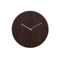 Billede af Hemverk Vægur Ø: 38 cm – Dark Oak/Silver