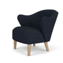 Billede af Audo Copenhagen Ingeborg Loungestol SH: 40 cm - Fiord 782/Natur Eg