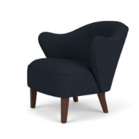 Billede af Audo Copenhagen Ingeborg Loungestol SH: 40 cm - Fiord 782/Dark Stained Oak