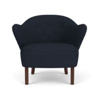 Billede af Audo Copenhagen Ingeborg Loungestol SH: 40 cm - Fiord 782/Dark Stained Oak