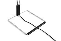 Billede af HAY Matin Table Lamp Small H: 38 cm - Mirror/Placid Blue 