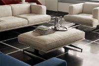 Billede af &Tradition Inland AV22 Sofa SH: 40 cm - Noble Black Leather/Polished Aluminium
