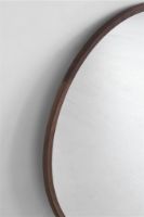 Billede af Fredericia Furniture 8320 Silhouette Spejl Ø: 100 cm - Valnød