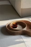 Billede af Ferm Living Isola Trays Set of 2 - Natural Rattan
