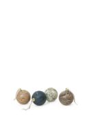Billede af Ferm Living Marble Baubles M Set of 4 - Mixed
