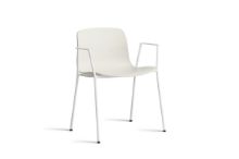 Billede af HAY AAC 18 About A Chair SH: 46 cm - White Powder Coated Steel/Melange Cream