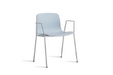 Billede af HAY AAC 18 About A Chair SH: 46 cm - Chromed Steel/Slate Blue