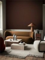 Billede af Ferm Living Distinct Grande Duo Sofabord 133x70 cm - Travertine