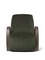Billede af Ferm Living Buur Lounge Chair Rich Velvet H: 87 cm - Pine 