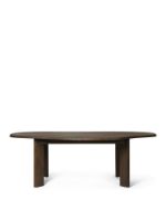 Billede af Ferm Living Tarn Dining Table Ø: 220 cm - Dark Stained Beech 