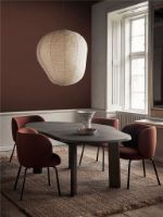 Billede af Ferm Living Tarn Dining Table Ø: 220 cm - Dark Stained Beech 