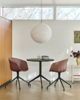 Billede af HAY AAC 20 About A Chair SH: 46 cm - Black Powder Coated Aluminium/Soft Brick