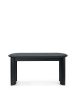 Billede af Ferm Living Bevel Bench B: 90 cm - Black Oiled Beech
