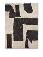 Billede af Ferm Living Piece Rug 200x300 cm - Off-White/Coffee