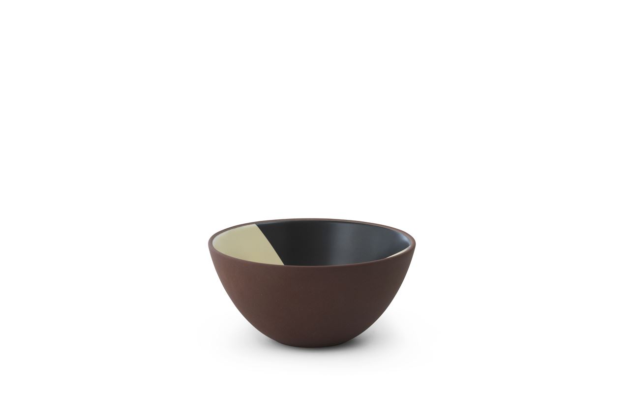 Billede af Normann Copenhagen Line Skål Ø: 15 cm - Sort/Creme
