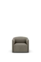 Billede af New Works Shore Lounge Chair Extended Base SH: 38 cm - Marlon/Taupe