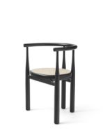 Billede af New Works Bukowski Chair SH: 46 cm - Sortlakeret bøg