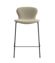 Billede af Bruunmunch PLAYchair Counter LowBack Fully Upholstered SH: 65 cm - Boucle Crush 50/Black