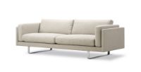 Billede af Erik Jørgensen EJ 280 2 Pers. Sofa 86 L: 210 cm - Njord Beige/Børstet Krom
