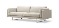 Billede af Erik Jørgensen EJ 280 2 Pers. Sofa 100 L: 240 cm - Njord Beige/Børstet Krom