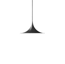 Billede af GUBI Semi Pendant Ø: 47 cm - Black Semi Matt