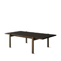 Billede af Eberhart Furniture Eugene Sofabord 70x125 cm - Iron Linoleum/Mørk Egetræ