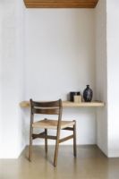 Billede af Bernstorffsminde Møbelfabrik BM1 Stol SH: 46 cm - Oliebehandlet Røget Eg/Natur Flet