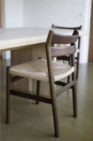 Billede af Bernstorffsminde Møbelfabrik BM1 Stol SH: 46 cm - Oliebehandlet Røget Eg/Natur Flet