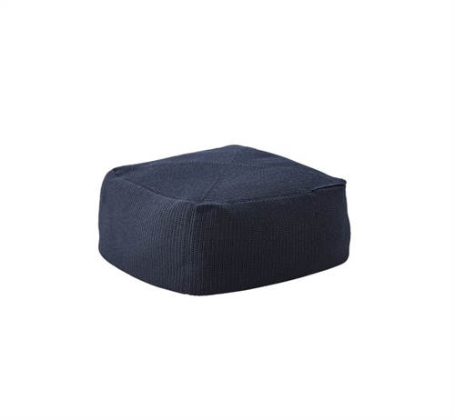 Billede af Cane-line Outdoor Divine Fodskammel 55x55 cm - Midnight Blue