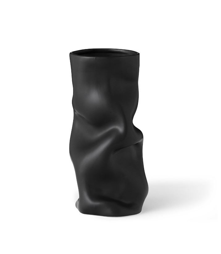 Billede af Audo Copenhagen Collapse Vase H: 30 cm - Black