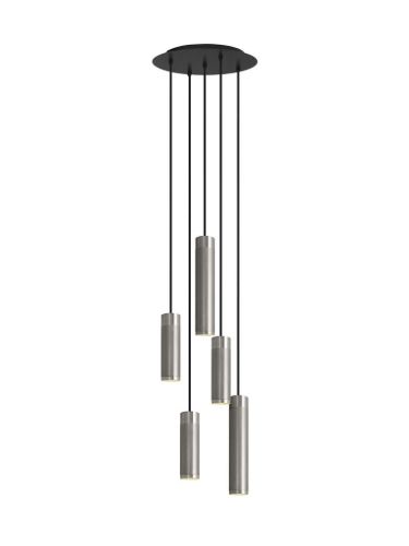 Thorup Copenhagen Patrone Pendant Cluster 5-Light  Ø: 33 cm - Nickel-plated Brass