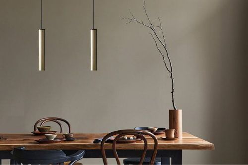 ANTIDARK Tube Flex Pendant GU10 H: 35 cm - Brass