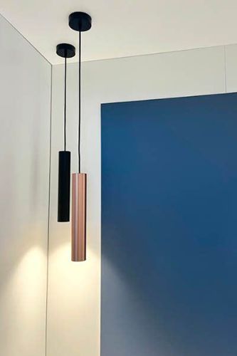 ANTIDARK Tube Flex Pendant GU10 H: 35 cm - Rosegold