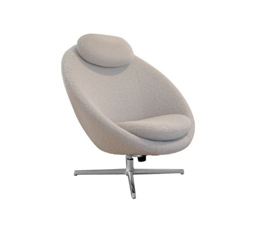 Cane-line Indoor Pace Loungestol inkl. Nakkehynde - Light Brown Scent/Polished Aluminium