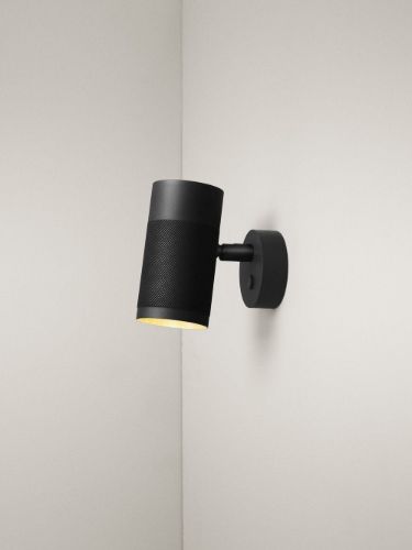 Thorup Copenhagen Patrone Væglampe H: 12 cm - Black Browned Brass